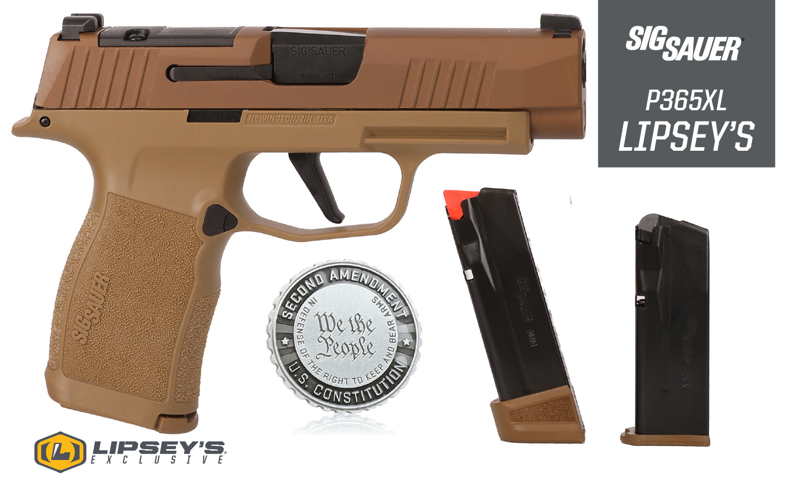 Lipsey's Exclusive SIG SAUER P365 XL 2A 9mm Semi-Auto Pistol