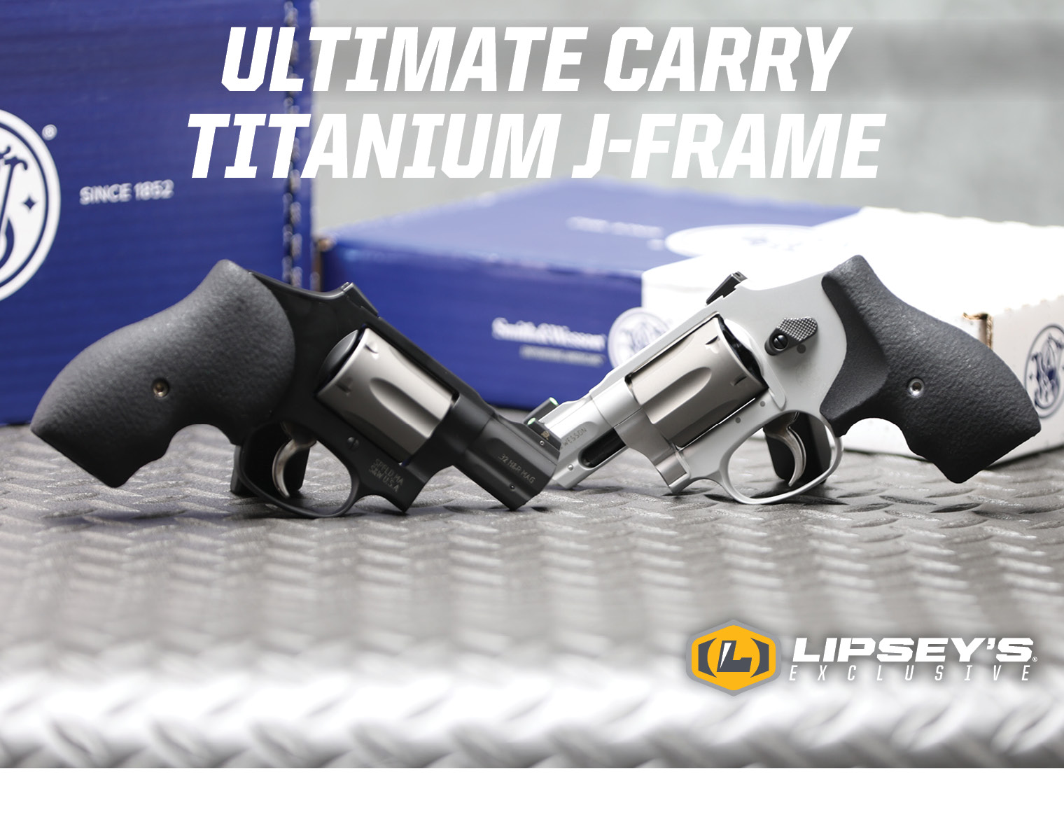 Smith & Wesson Lipsey's Exclusive Ultimate Carry Titanium J-Frame