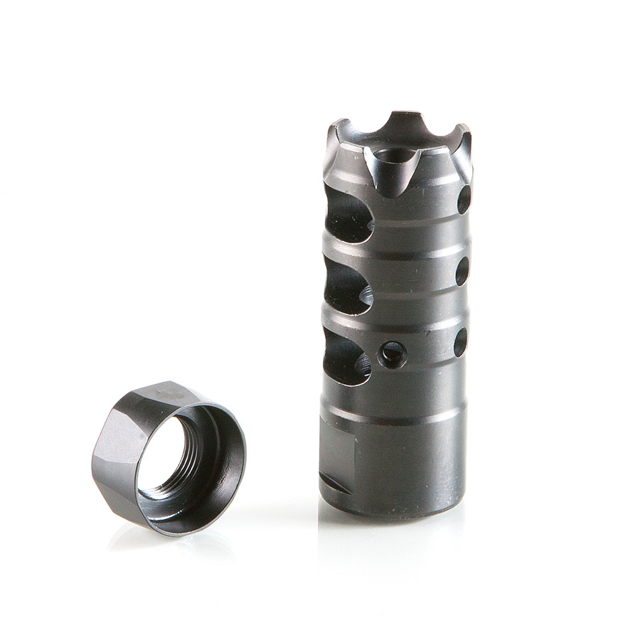 Patriot Ordnance Factory Triple Port Muzzle Brake .223/5.56 Nitride Black