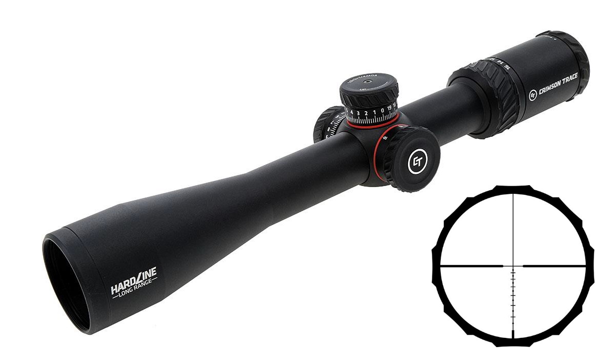 Crimson Trace 01-01190 Hardline 4-16x42mm Riflescope Matte Black - Crimson Trace Corporation - 42MM