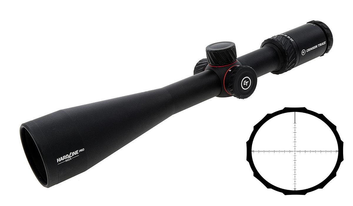 Crimson Trace 01-01360 Hardline Pro 5-20X50 30mm MR1-MOA Scope Black - Crimson Trace Corporation