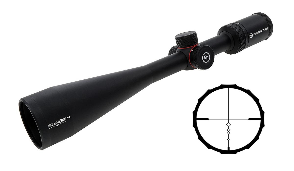 Crimson Trace Brushline Pro Rifle Scope - 6-24x50m