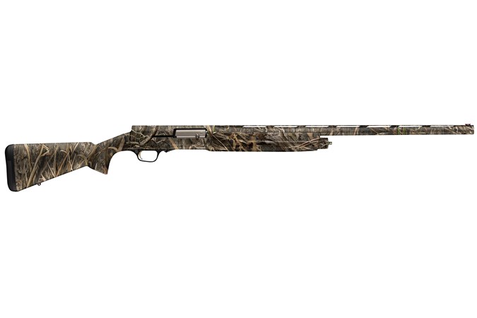 Browning A5 Camo 12 Gauge Shotgun - Item #: BR011-8992003 / MFG Model #: 0118992003 / UPC: 023614743354 - A5 MOSGH 12/30 3.5" MOSSY OAK SHADOW GRASS HABITAT