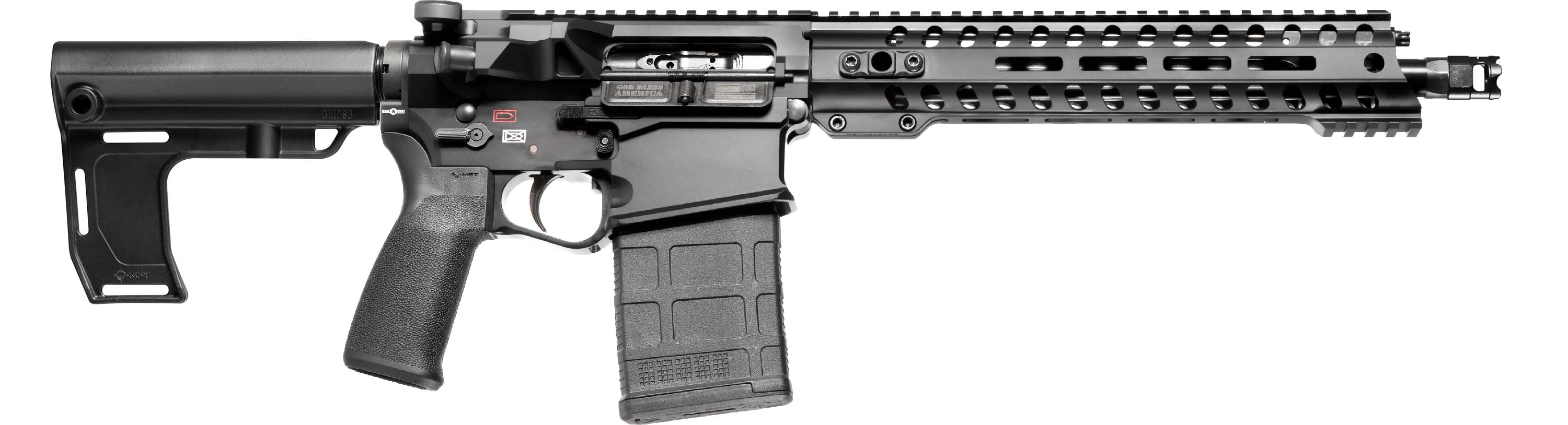 Patriot Ordnance Factory 1599 Revolution DI 308 Win 20+1 12.50” Black...