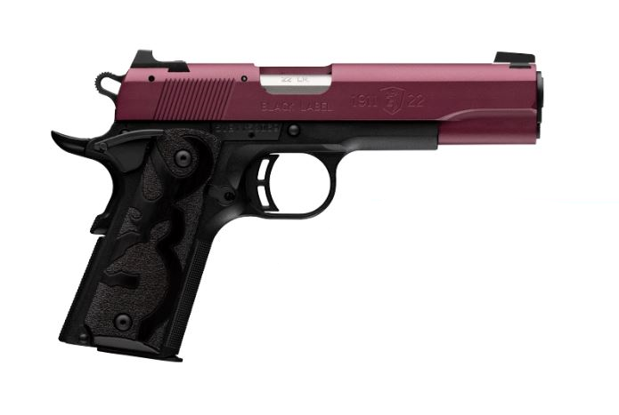 Browning 051061490 1911-22 Black Label 22 LR 4.25" 10+1 Black Cherry