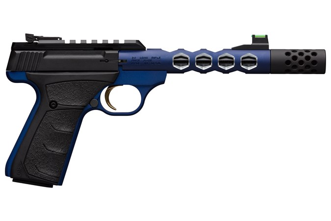 Browning Buck Mark Plus Vision Blue 22 LR Semi-Auto Pistol