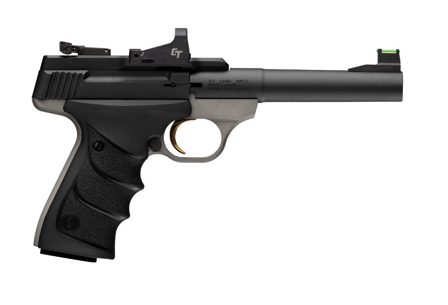 Browning 051591490 Buck Mark Practical w/Optic 22 LR 10+1 5.50” Matte...