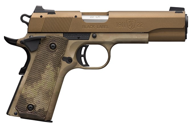 Browning 1911-22 Black Label Pro Speed 22 LR Semi-Auto Pistol