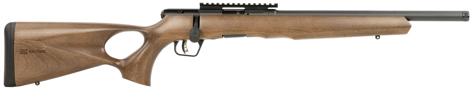 Savage Arms B22 Timber Thumbhole — B22 22MAG BLK/WOOD 18" THD