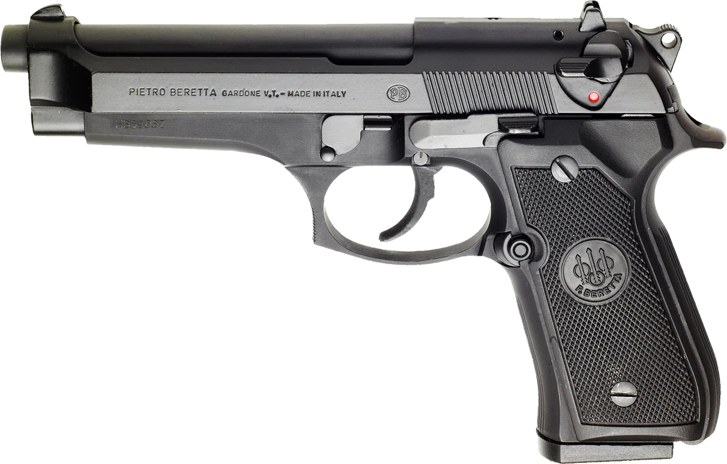 Beretta 92FS 9MM BL/SYN 4.9" 15+1