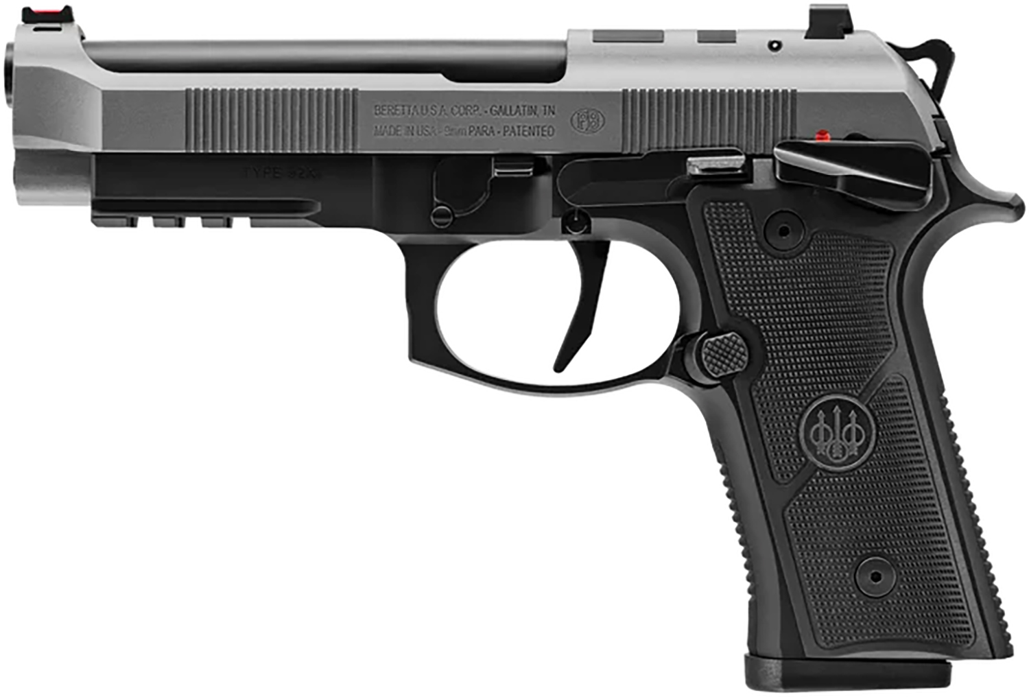 Beretta 92Xi SAO Frame Mounted Safety 9mm 4.7" 18-Round Black Handgun