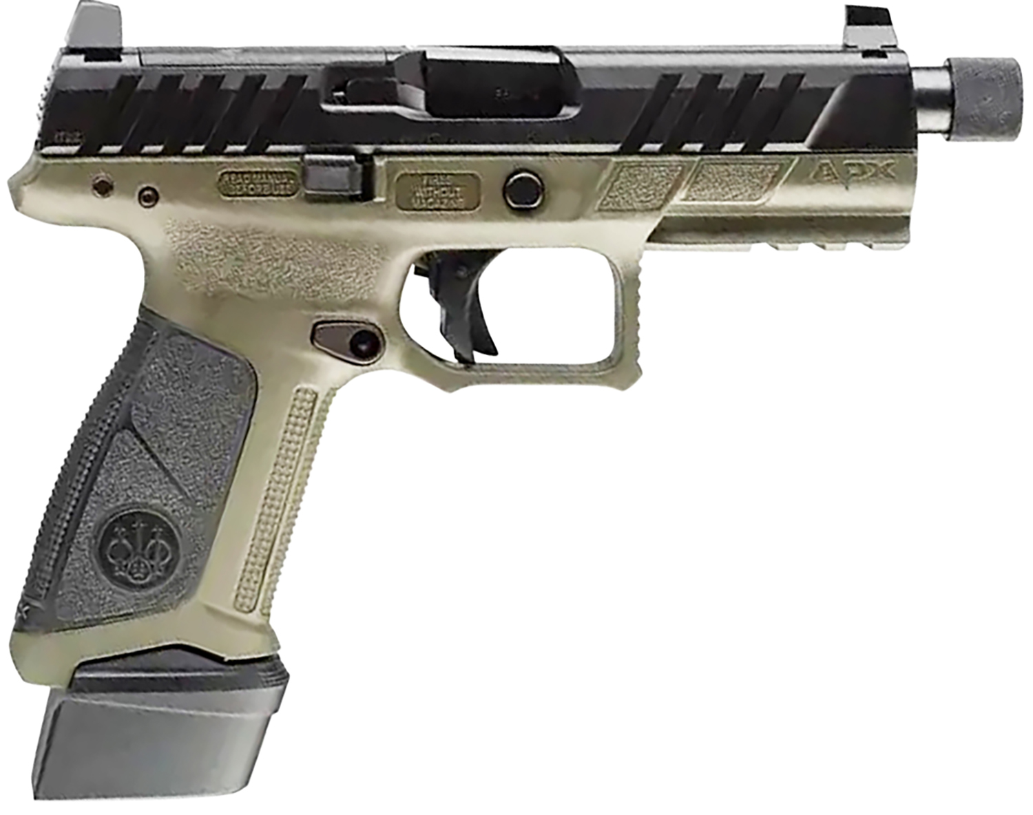 APX A1 TAC 9MM BLK/OD 21+1 TB
