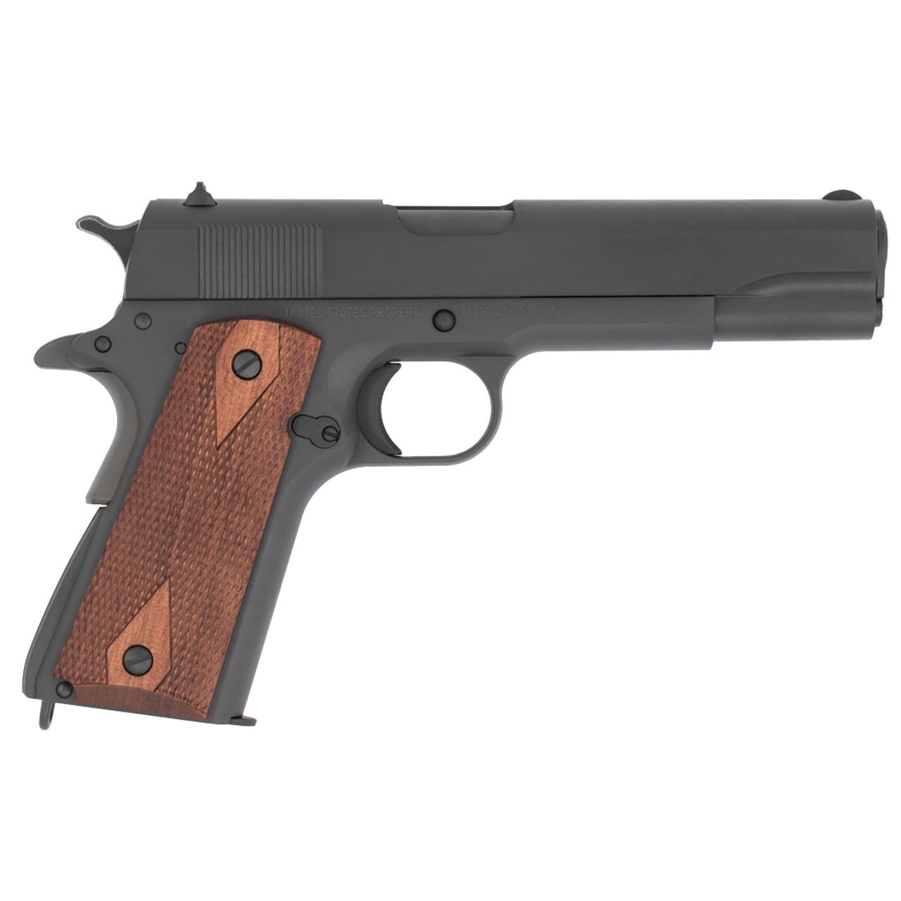 1911 US ARMY BLK/WD 45ACP WWII 10100539-img-0