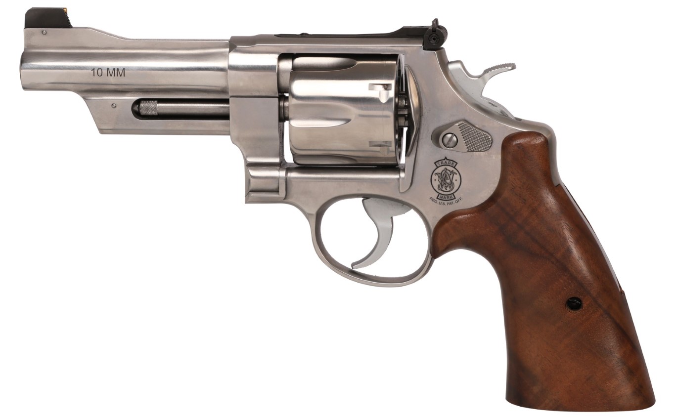 S&W 14042 610 10mm 4.125" Brushed Stainless Steel Revolver