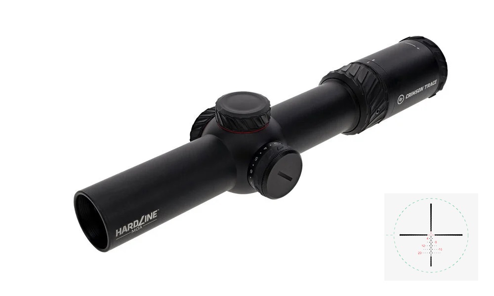 Crimson Trace 01-3002401 Hardline 1-6X28 34MM LPVO MOA Matte Scope