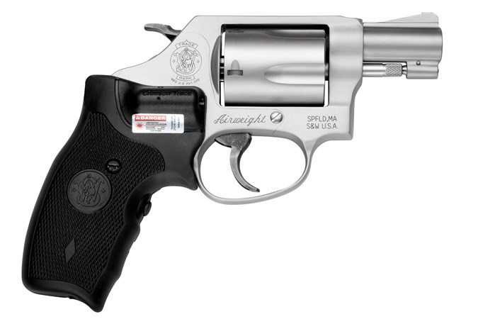 SMITH & WESSON 637 DA/SA 38 SPECIAL 5 SHOT 1.88" W/CRIMSON LASERGRIPS-img-0