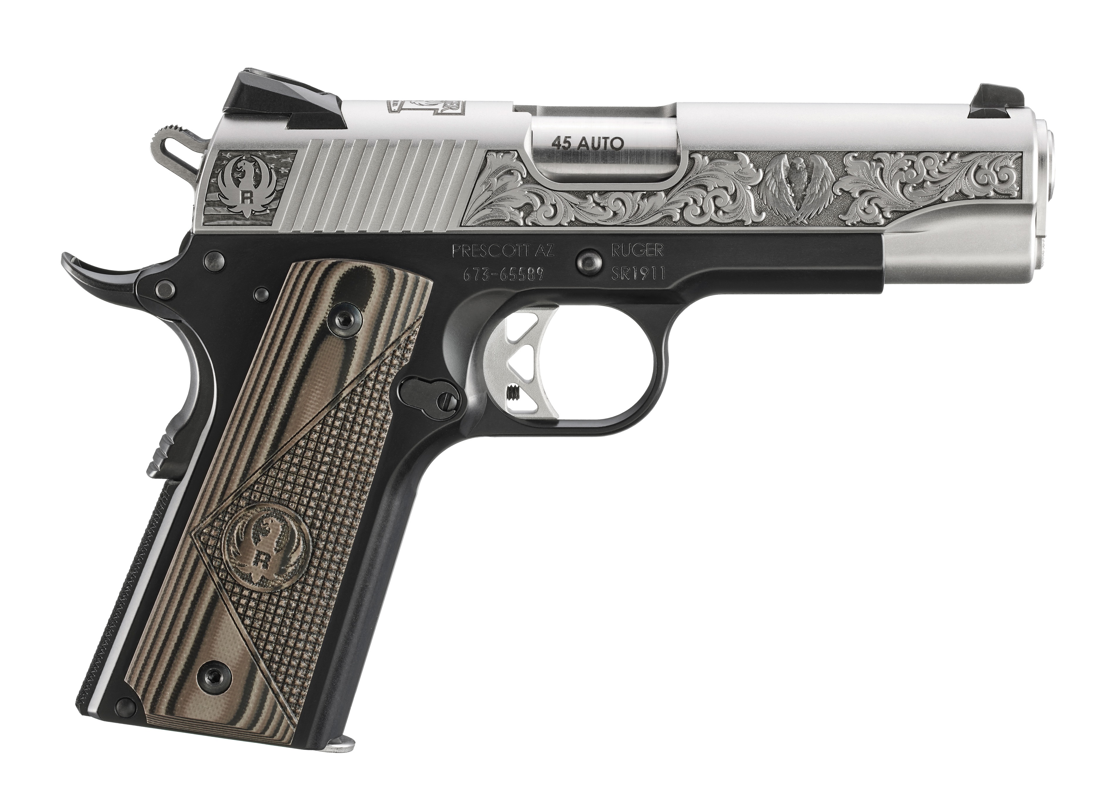 RUGER SR1911 Prescott AZ Edition Commander-Style 45 ACP 4.25in Pistol 16703