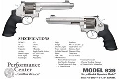 Smith and Wesson 929 Performance Center 9mm Revolver - Lipseys.com