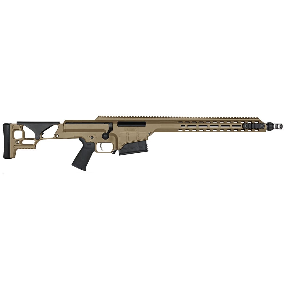 Barrett 18494 MRAD 308 WIN FDE Cerakote 17" Fluted Barrel Folding Stock