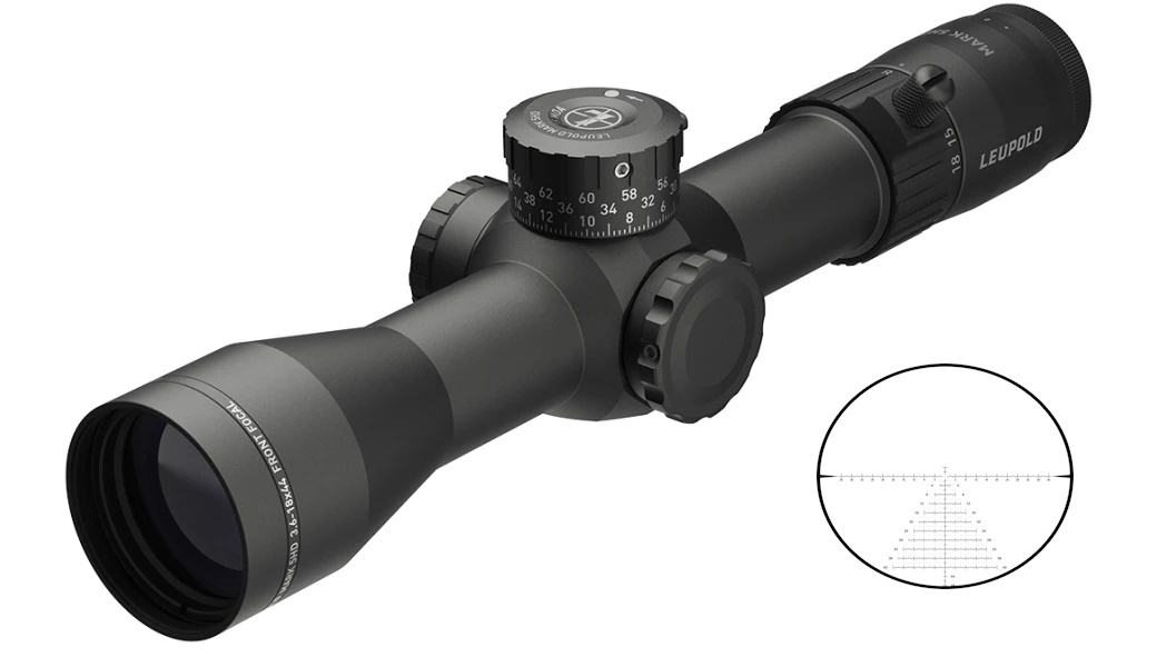 Leupold Mark 5HD 3.6-18x44mm Rifle Scope, 35mm Tube, FFP PR2-MOA Reticle