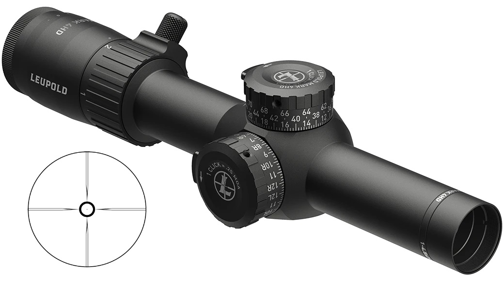 Leupold Mark 4HD 1-4.5x24mm SFP Rifle Scope with HPR-1 Reticle