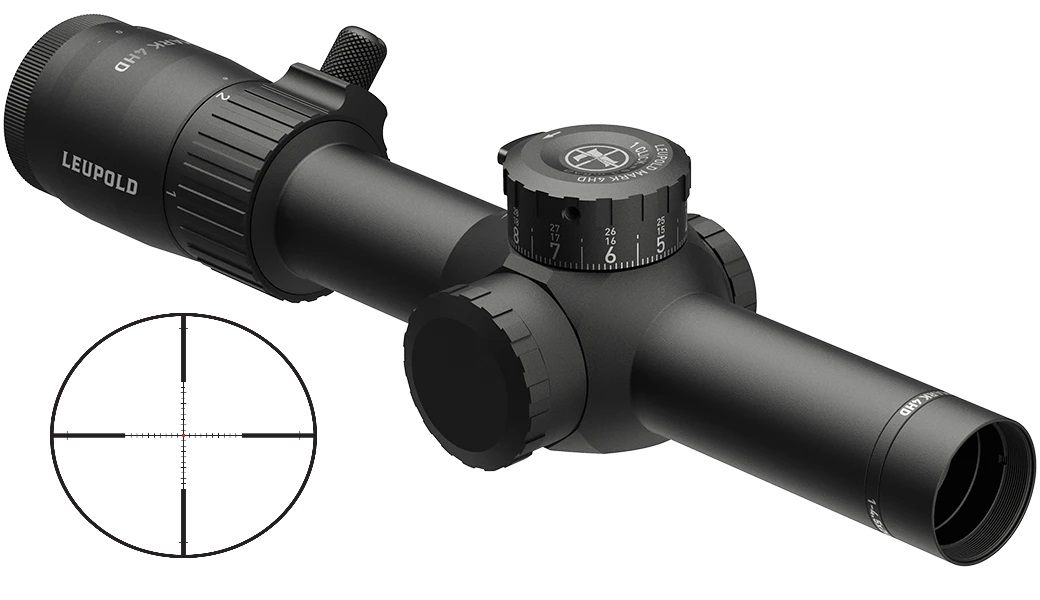 Leupold Mark 4HD 1-4.5x24mm 30mm Illuminated SFP FireDot TMR Rifle Scope (Matte Black)