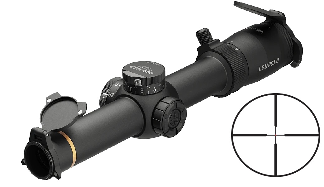 Leupold VX-6HD Gen 2 Rifle Scope, 1-6x24mm, Illuminated FireDot Duplex, 30mm Tube, Matte Black