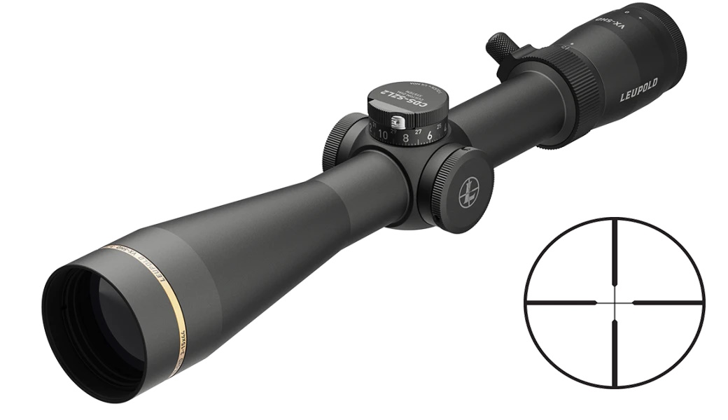 Leupold VX-5HD Gen 2 Rifle Scope, 3-15x44mm, Duplex Reticle, Matte Black