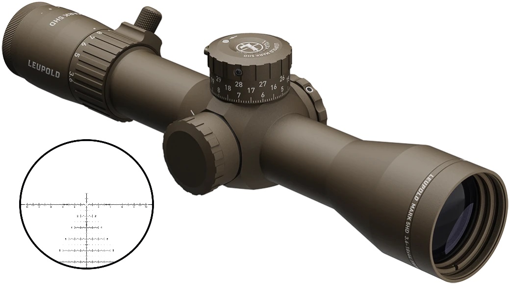 Leupold Mark 5HD 3.6-18X44mm FFP Tactical Rifle Scope, Dark Earth