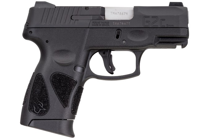 Taurus G2C 9mm Semi-Auto Pistol - Item #: TAG2CBNS / MFG Model #: 1-G2C931NS-12 / UPC: 725327932390 - G2C 9MM BLK/BLK 3.2" NS 12+1 1-G2C931NS-12 | NIGHT SIGHTS