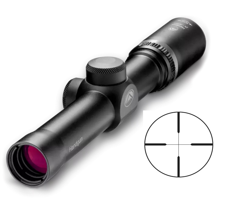 Burris Optics 200218 Handgun Scope Black Long Eye Relief For Handguns PLEX