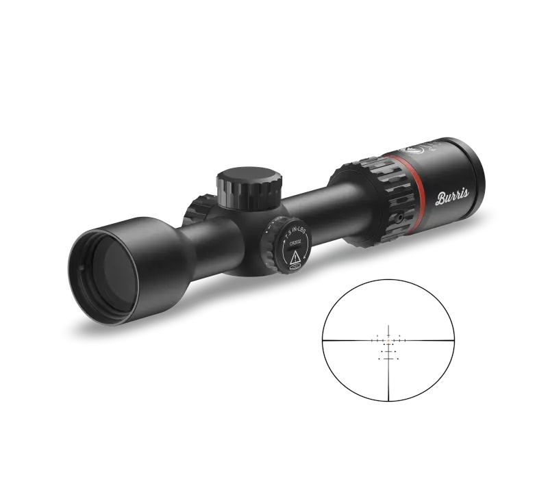 Burris Optics 201511 Fullfield Black Capped Turrets BALLISTIC E3 RETICLE
