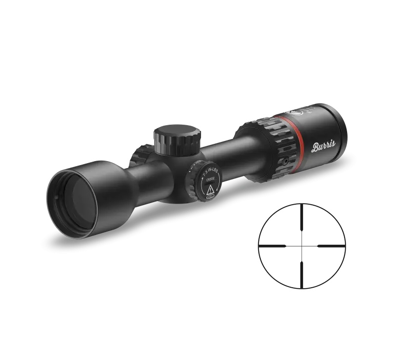 Burris Optics 201512 Fullfield Black Capped Turretes PLEX RETICLE
