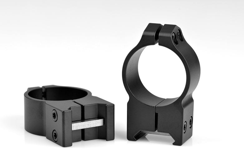 Warne Maxima 30mm High Steel Scope Ring Set, Matte