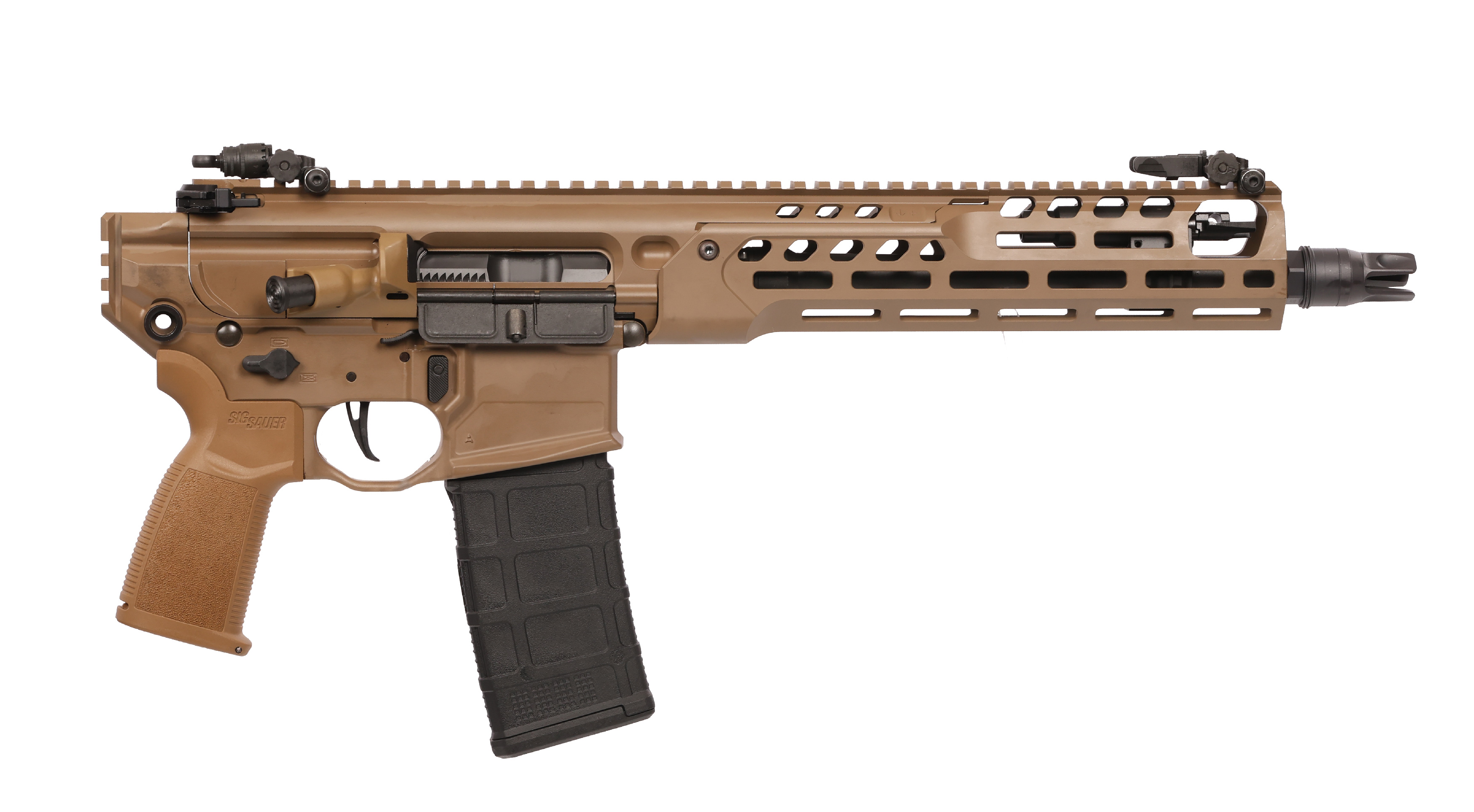 Sig Sauer WPMCX-556N-11B-LT-FDE MCX Rattler LT 5.56 NATO 11.5" FDE Pistol - Sig Sauer - 223 Rem | 5.56 NATO for sale at TheGunDock
