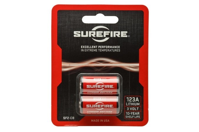 SureFire Lithium Battery 2 Pack Cards Accessory-Lights