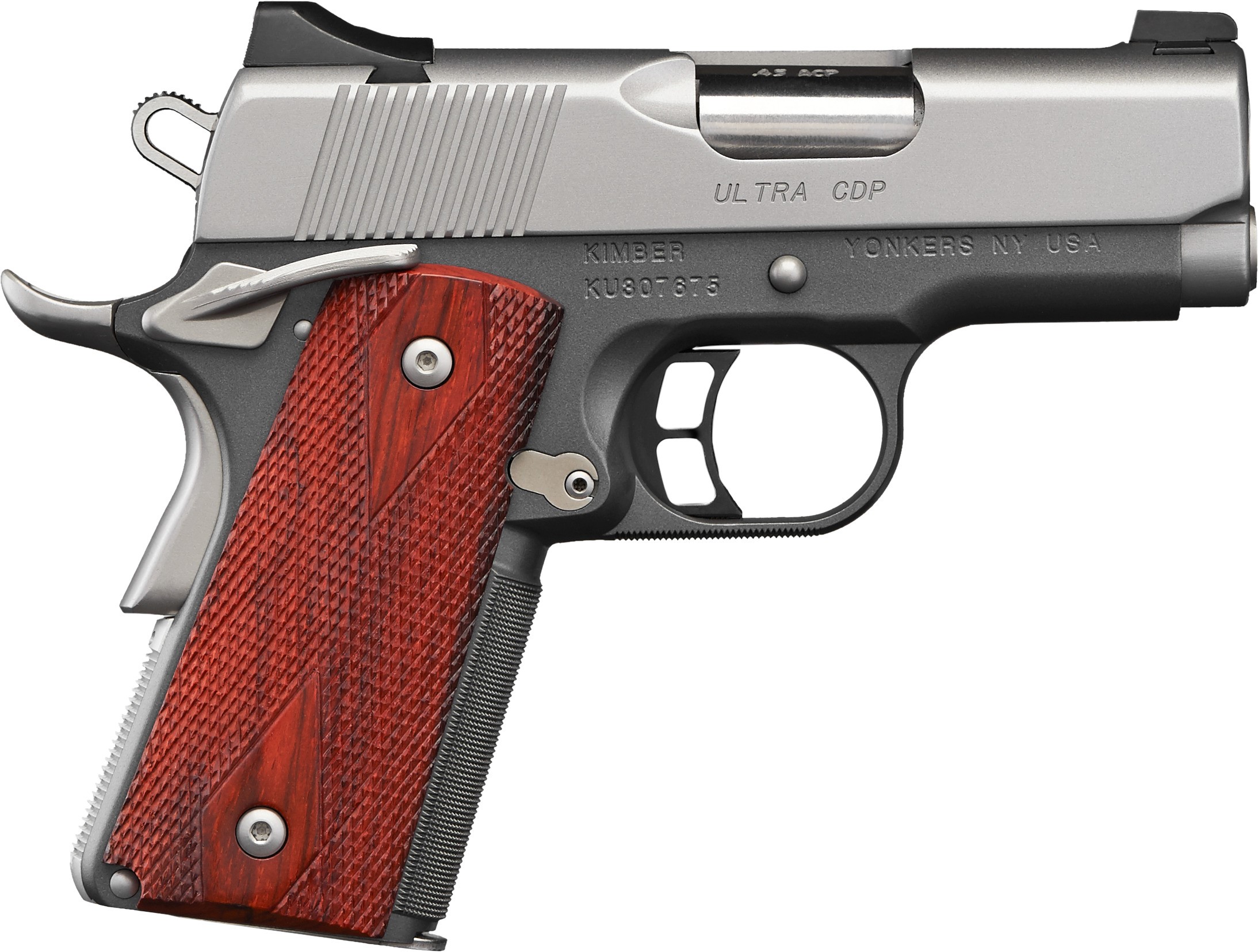 Kimber Ultra CDP Lightweight 9mm, 3-Inch Barrel, 8-Round, Gray Two-Tone, Tritium Night Sights