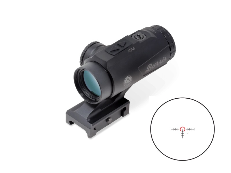 Burris RT-5 Prism Sight 300263 Matte Picatinny Mount 5X BALLISTIC RETICLE