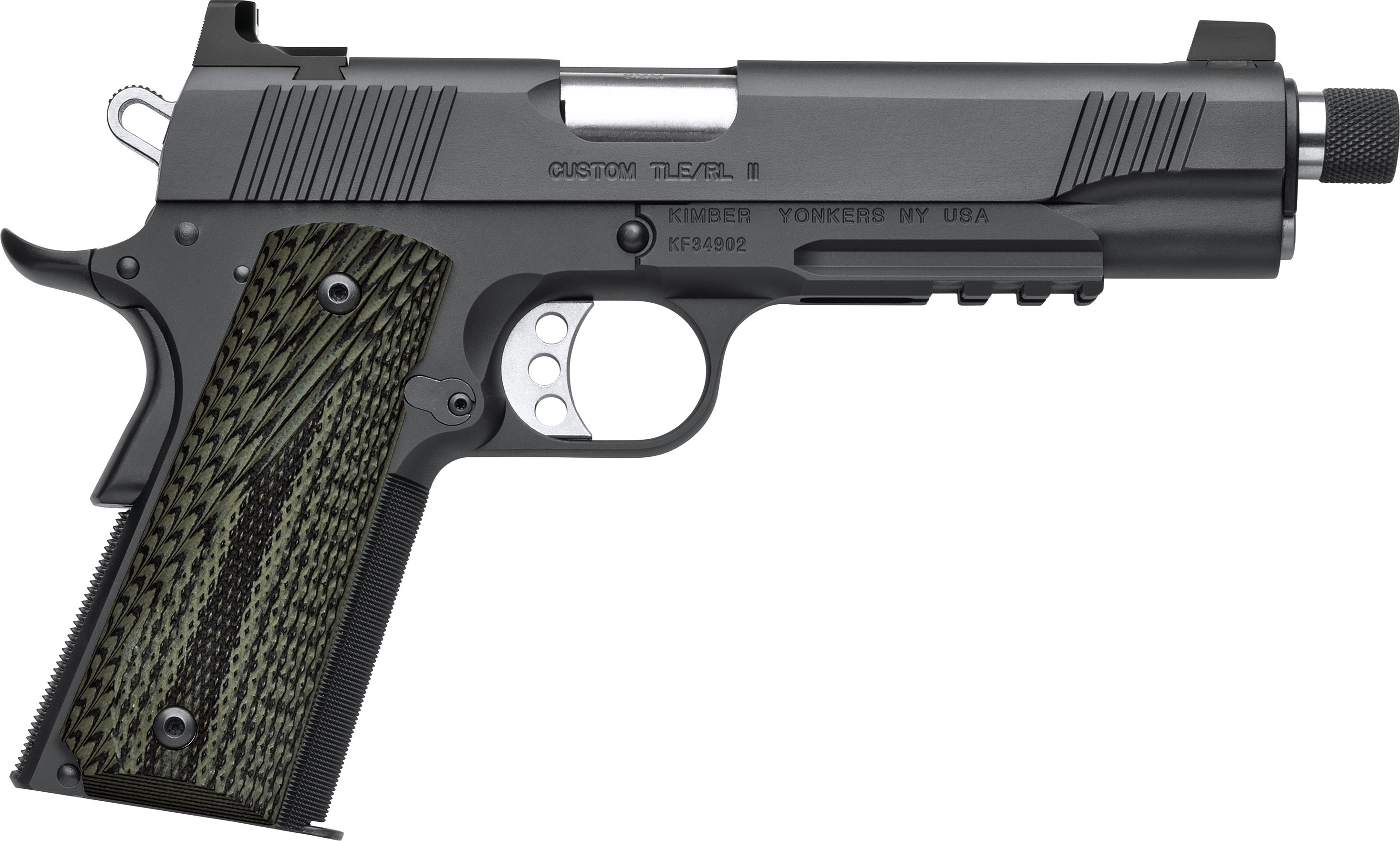 KIMBER Custom TLE/RL II TFS .45 ACP 5.5in 7rd Semi-Auto Pistol (3200337) - Kimber - 45 ACP