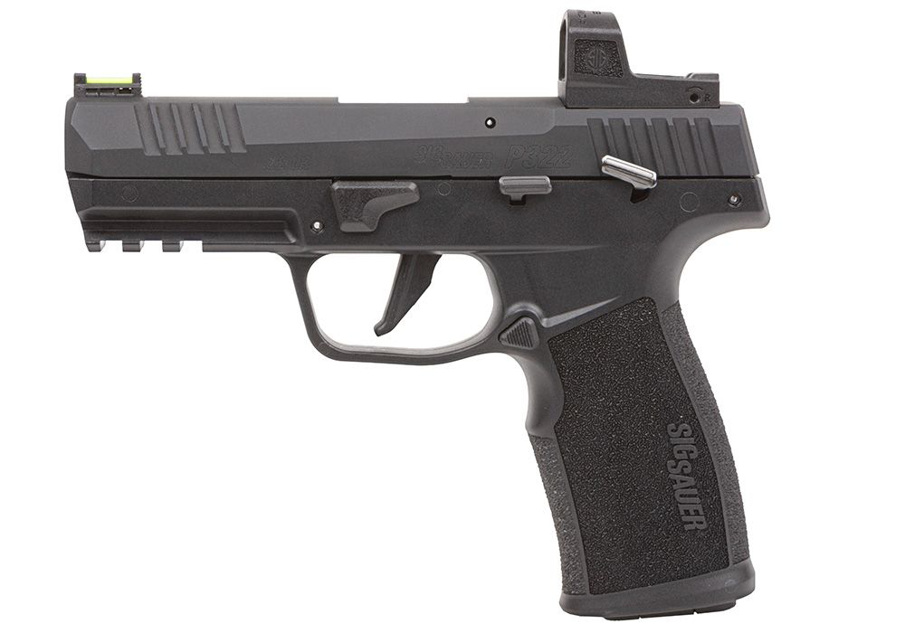 Sig Sauer P322 .22LR Black Pistol w/ Romeo Zero Elite 3MOA Red Dot Optic Installed