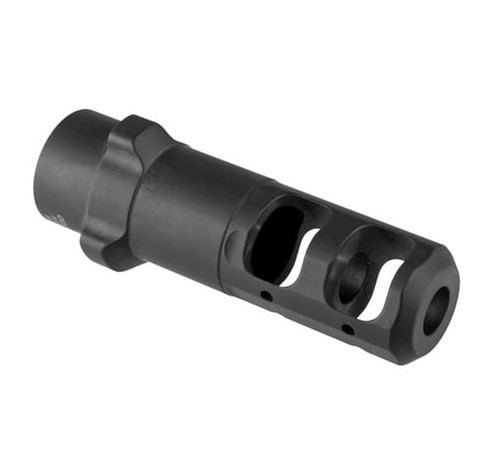 Gemtech 12142 TRI-LOCK .338LM Muzzle Brake 3/4-24 Black