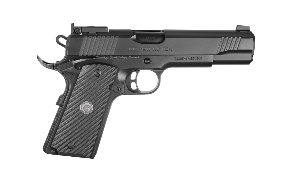 EAA GIRSAN 390090 MC1911 S Match Full Size 45 ACP 8+1 5" Black Steel...