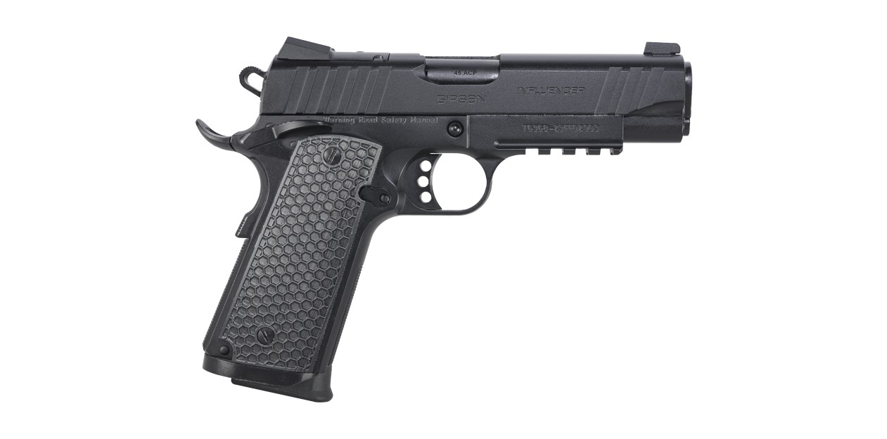 EAA GIRSAN 391044 MC1911 C Influencer Compact 45 ACP 8+1 4.40" Blued...