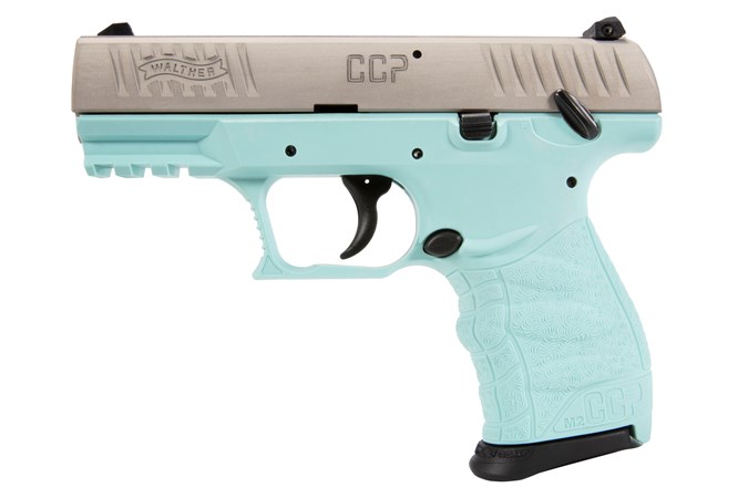 Walther Arms CCP M2 380 ACP Semi-Auto Pistol - Item #: WA5082512 / MFG Model #: 5082512 / UPC: 723364215308 - CCP M2 380ACP SS/BLUE 3.5" 8+1 5082512