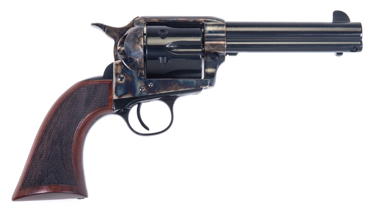Taylor's & Co 555168DE Gunfighter Defender 45 Colt 4.75" Blued Revolver