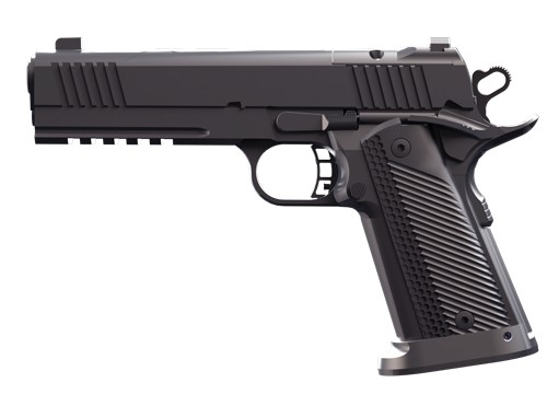 Rock Island Armory 57171AOS TAC Ultra FS HC 45 ACP 5" Black Parkerized Semi-Auto Pistol