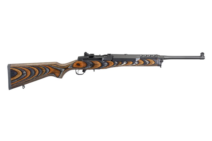 Ruger Mini-14 Ranch 223 Rem | 5.56 NATO Rifle - Item #: RUMINI-14/5CVN / MFG Model #: 5886 / UPC: 736676058860 - MINI-14 223 BL/CHEVRON LAM 5RD 5886 | CHEVRON LAMINATE STOCK