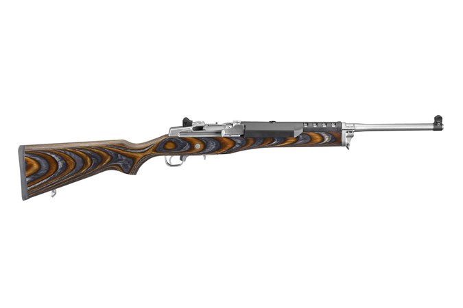 Ruger Mini-14 Ranch 223 Rem | 5.56 NATO Rifle - Item #: RUKMINI-14/5CVN / MFG Model #: 5887 / UPC: 736676058877 - MINI-14 223 SS/CHEVRON LAM 5RD 5887 | CHEVRON LAMINATE STOCK