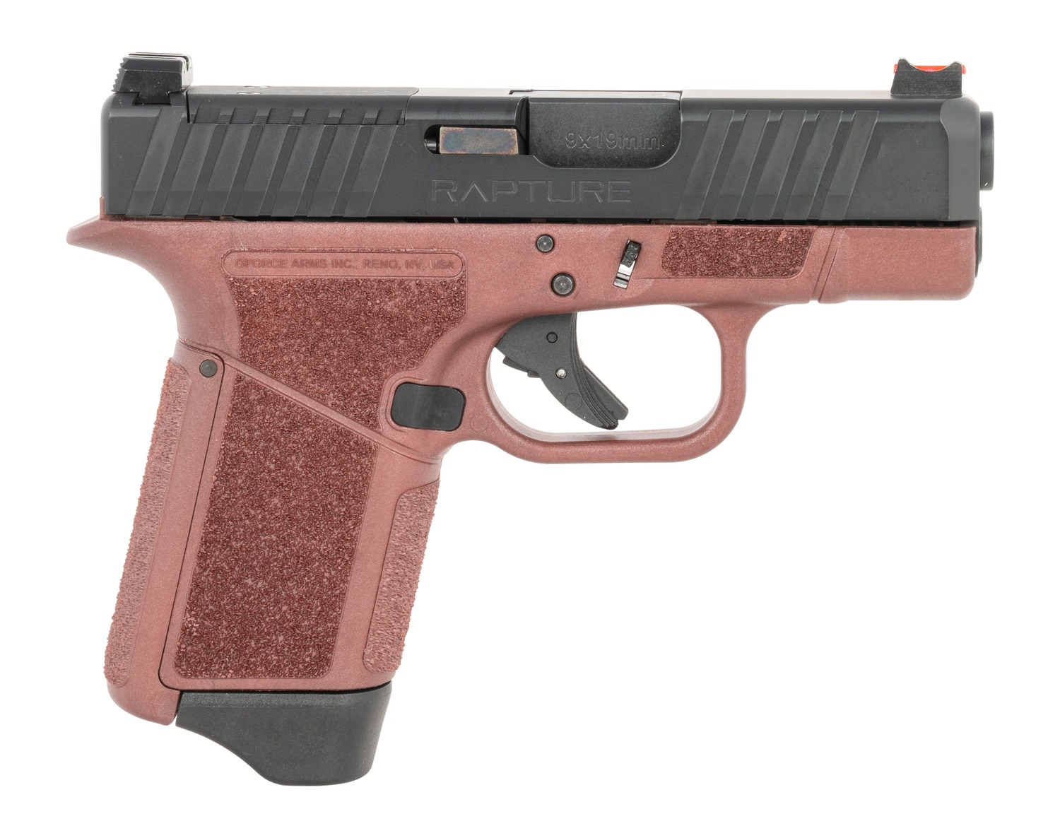 Gforce Arms GF9 9mm 3.25" Red/blk 12+1 Semi-Auto Pistol