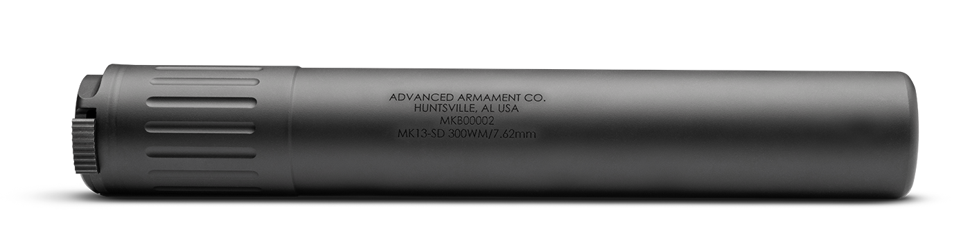 Advanced Armament 65016 MK13-SD 30 Cal Suppressor, Black Titanium - AAC - 30 Caliber | 7.62mm